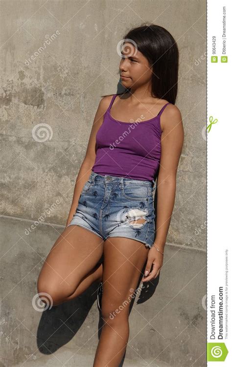 Thin Slender Teen Girl Stock Image Image Of Beautiful
