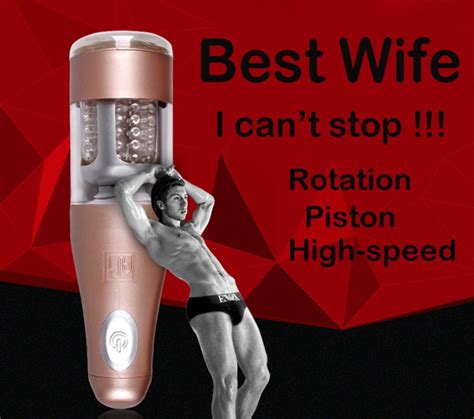 2015 Male Hands Free Piston Rotation Vibrating Masturbator Sex Toy Man
