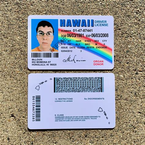 signs fun nmlid mclovin id licenses drivers license
