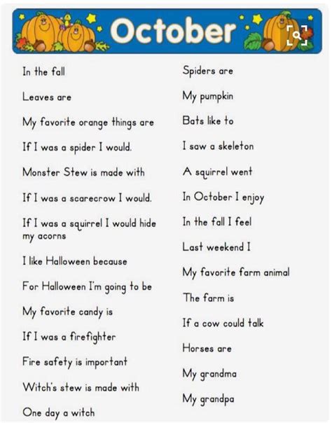 kindergarten sentence starters sentence starters  grade writing