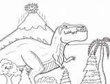 Gigantosaurus Giganotosaurus Prowl sketch template