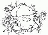 Bulbasaur Coloring Pages Sleeping Printable Line Color Colorings Clipart Lineart Deviantart Print Getcolorings Getdrawings Library Comments Coloringhome Downloads sketch template