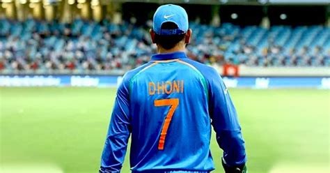 ms dhoni immortalised jersey number 7 and i can t see anyone