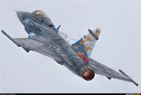 czech air force saab jas  gripen  radom sadkow photo id  airplane