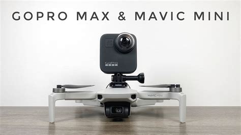 gopro max mounted  dji mavic mini  camera test youtube