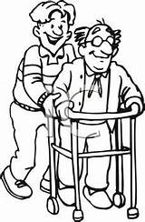 Helping Clip Clipart Elderly Cartoon Father Good Deeds Man Doing Care People His Clipartpanda Kindness Costs Family 1722 Scrutiny Suitable sketch template
