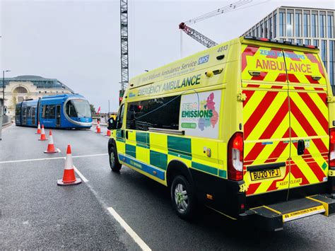 uks   electric emergency ambulance launched  cut carbon emissions runcorn
