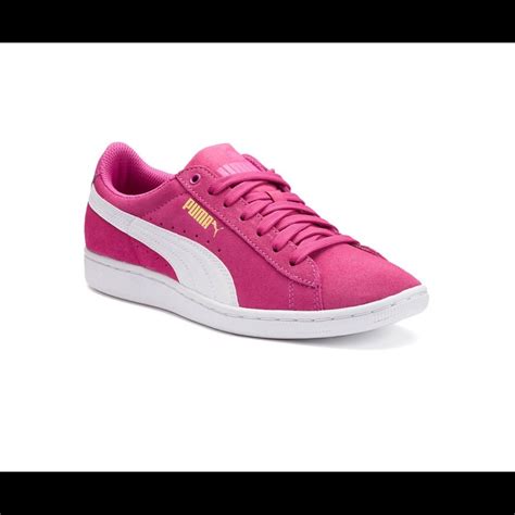 Pink Classic Pumas Womens Sneakers Pink Sneakers Puma Vikky