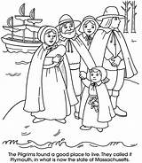 Coloring Pages Pilgrim Doverpublications Kids Pilgrims Fall Dover Publications sketch template