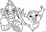 Bunga Kion Coloriage sketch template