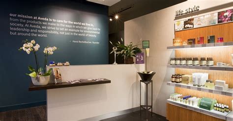 aveda lifestyle salon spa russell eaton leeds uk retail designers