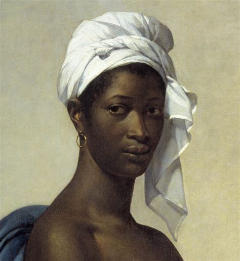 Benoists 1800 ‘portrait Of A Black Woman And Its Initial Negative