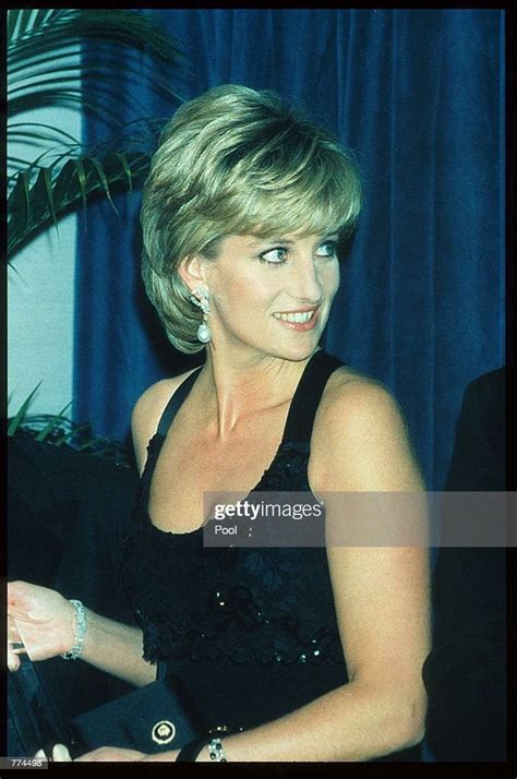 Lady Diana Spencer Stands At The 41st Annual United Cerebral Palsy