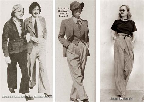 1930s Fashion The Year Of Wearing Trousers 1932 1930s Fashion