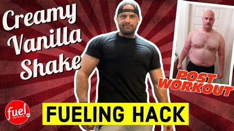 fueling hack creamy vanilla shake fueling hack  workout youtube