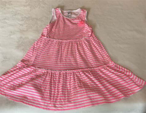 brand  unworn   palomino pink  white candy stripped dress age  cm ebay