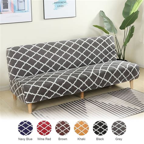 topchances folding sofa bed cover stretch fabric sofa slipcovers furniture protector futon