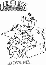 Skylanders Coloring Adventure Spyro Boomer Pages Printable Choose Board Version Click Supercoloring sketch template