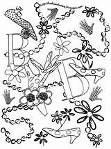 Barbie Coloring Pages Fashion sketch template