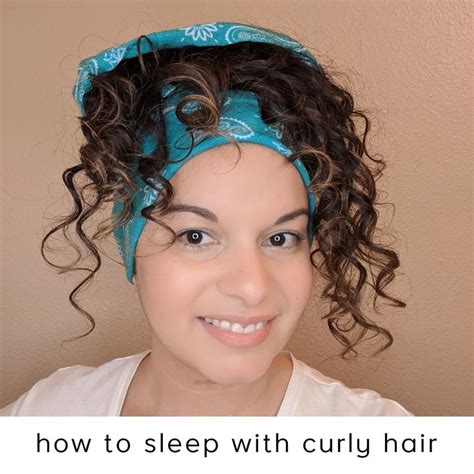 how to protect your curls at night when doing the curly