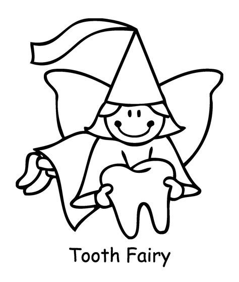 starry shine tooth coloring book page