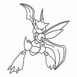 Scyther Garrett sketch template