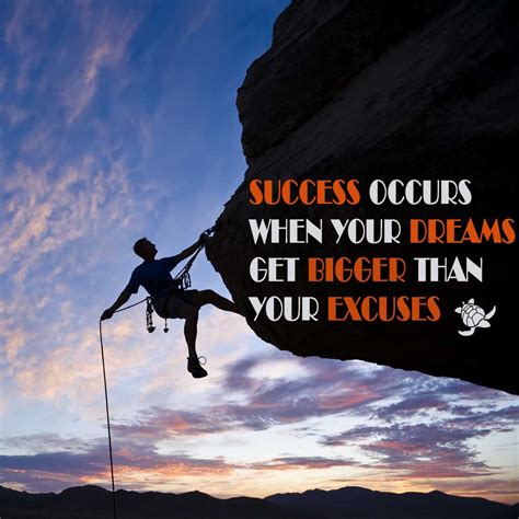 success motivational quote   dreams  bigger   excuses waterfront