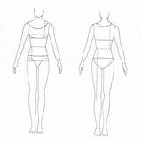 Template Fashion Model Sketch Drawing Dress Templates Body Female Costume Outline Blank Sketches Form Figure Male Woman Illustration Project Drawings sketch template
