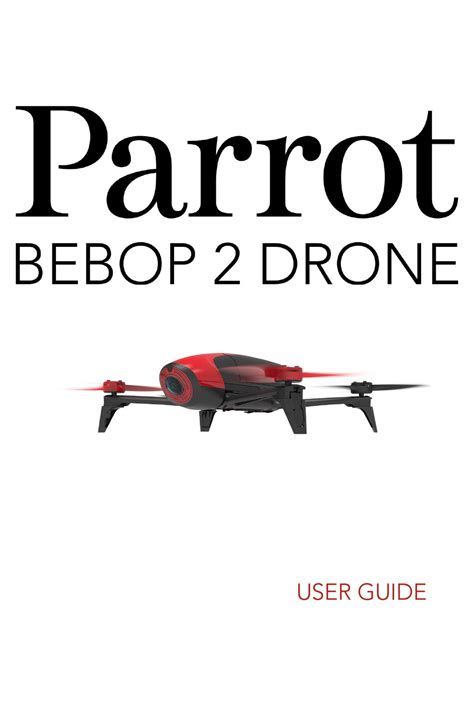 parrot bebop  user manual   manualslib