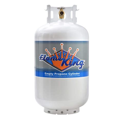 Flame King 30 Lbs Empty Propane Cylinder With Overfill Protection