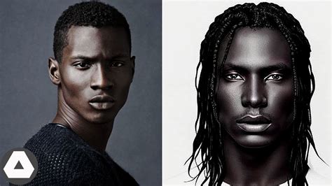 dark skin male model