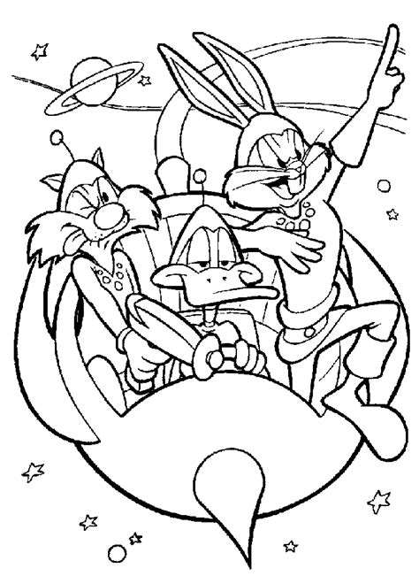 looney tunes  cartoons printable coloring pages