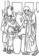 Cana Nozze Kana Testament Milagros Caná Bruiloft 1417 Hochzeit Ausmalbild Cristianas Testamento Interativa Infantiles sketch template