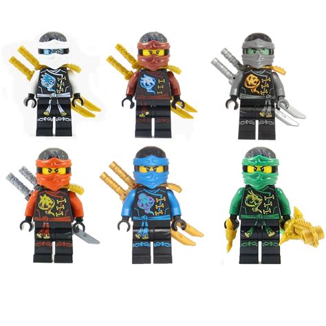 lego ninjago ninjas set   lloyd  zane cole jay kai