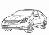 Nissan sketch template