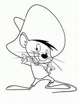 Coloring Pages Speedy Gonzales Pepe Pew Le Cartoon Looney Tunes Action Characters Books Kids Gonzalez Colouring Color Do Sam Popular sketch template