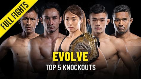 evolves top  knockouts  full fights youtube