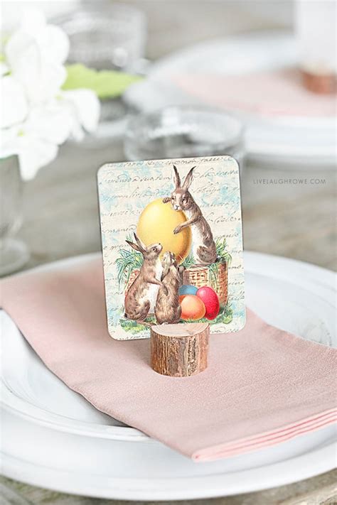 printable easter place cards  journal cards  laugh rowe