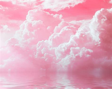 pink sky amazing pink clouds water sky nature hd wallpaper rose