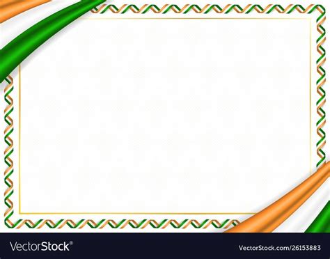 border   india national colors template elements