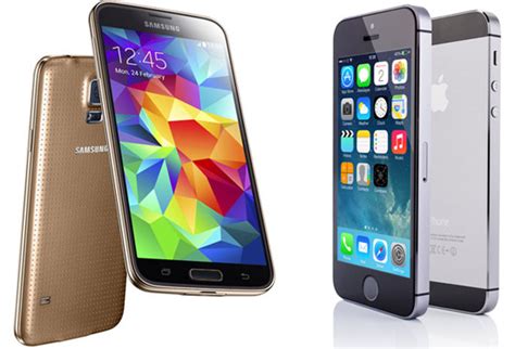 samsung galaxy s5 vs iphone 5s wie wint