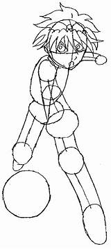 Dan Drawing Step Kuso Bakugan Draw Tutorial Easy sketch template