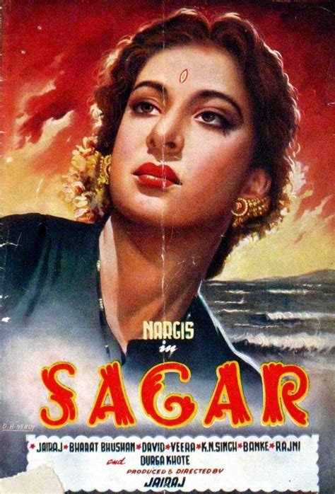 Saagar 1951 Old Film Posters Bollywood Posters Old Movie Posters