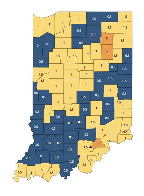 indiana county map indiana  latest map update