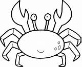 Crab Coloring Horseshoe Pages Getdrawings sketch template