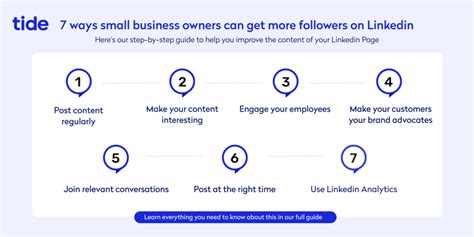 tips  small business owners  increase  linkedin followers