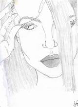 Aaliyah Drawing Step Getdrawings Cd Cover sketch template
