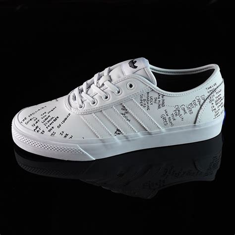 adi ease classified shoes white black  stock   boardr