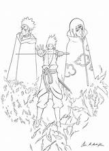 Sasuke Itachi Naruto Lineart San Deviantart Anime Manga sketch template