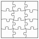 Jigsaw Piece Clipart Puzzle Pieces Library Make sketch template
